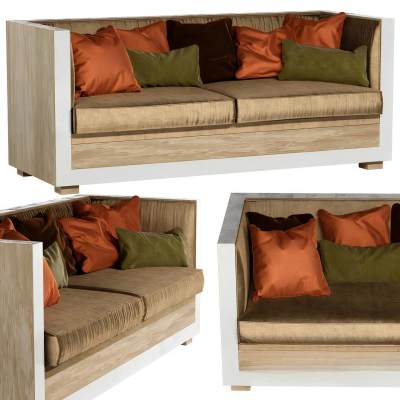 现代布艺多人沙发-51